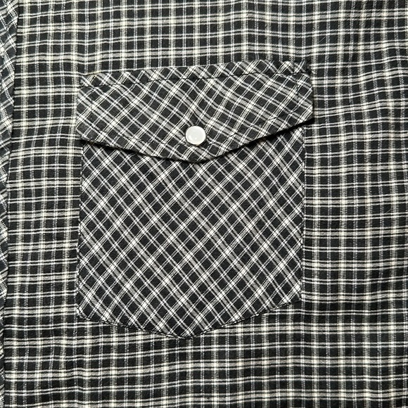 Outback Rider Western Long Sleeve Pearl Snap Button Shirt - XL - Picture 5 of 6